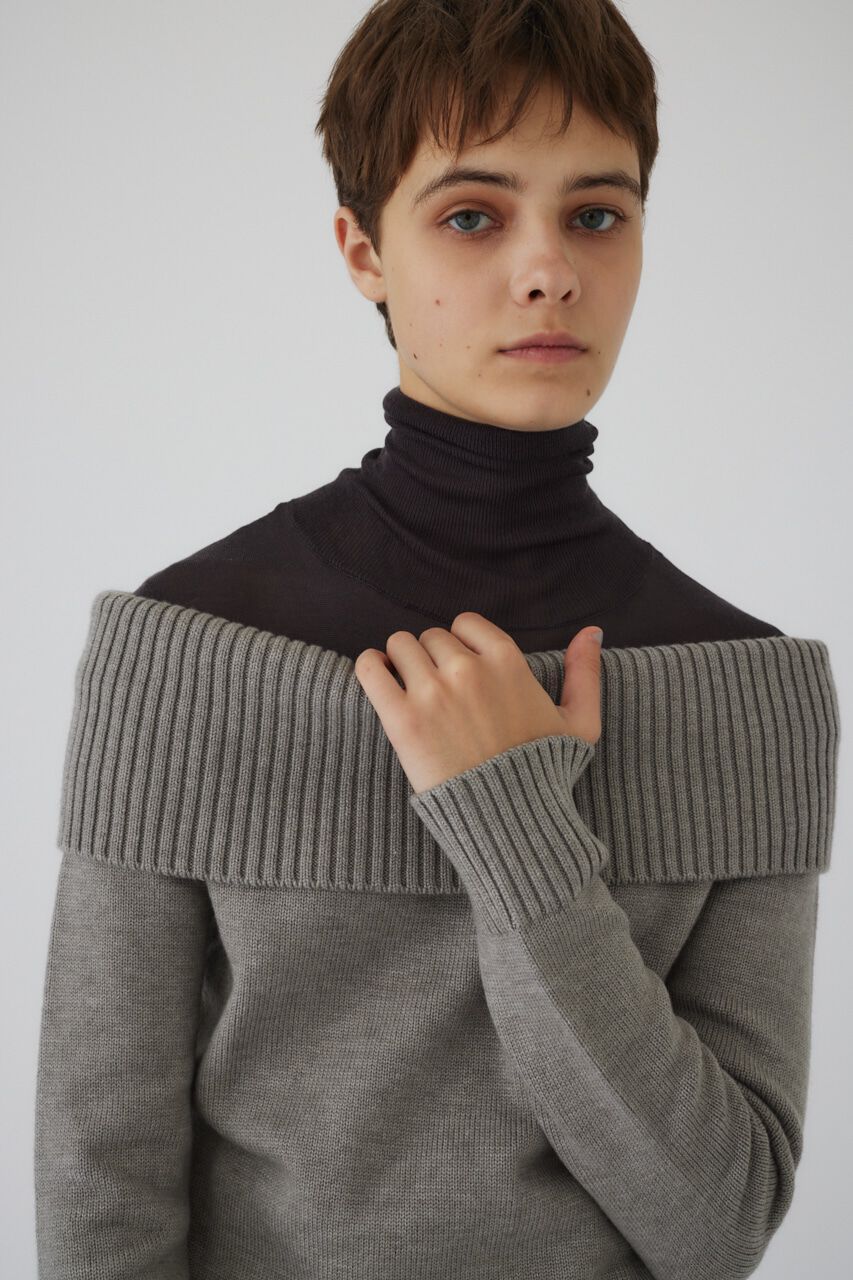 RIM.ARK 「Docking off shoulder tops」|ニット・セーター|