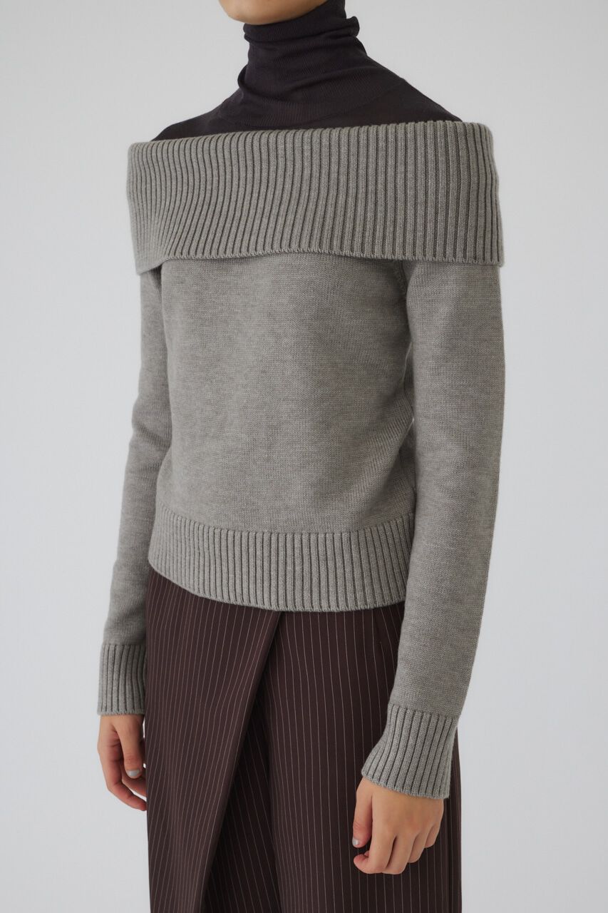 RIM.ARK 「Docking off shoulder tops」|ニット・セーター|