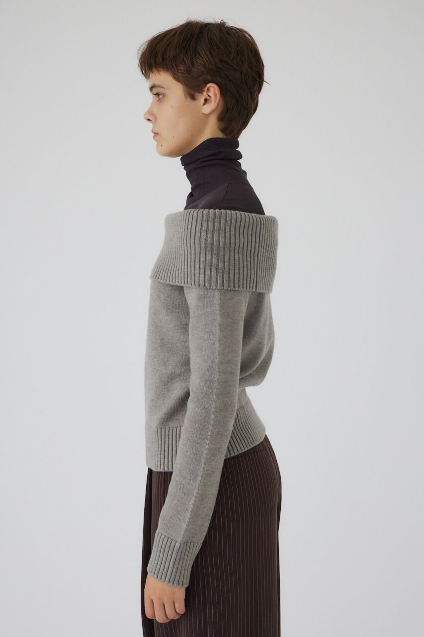 RIM.ARK 「Docking off shoulder tops」|ニット・セーター|