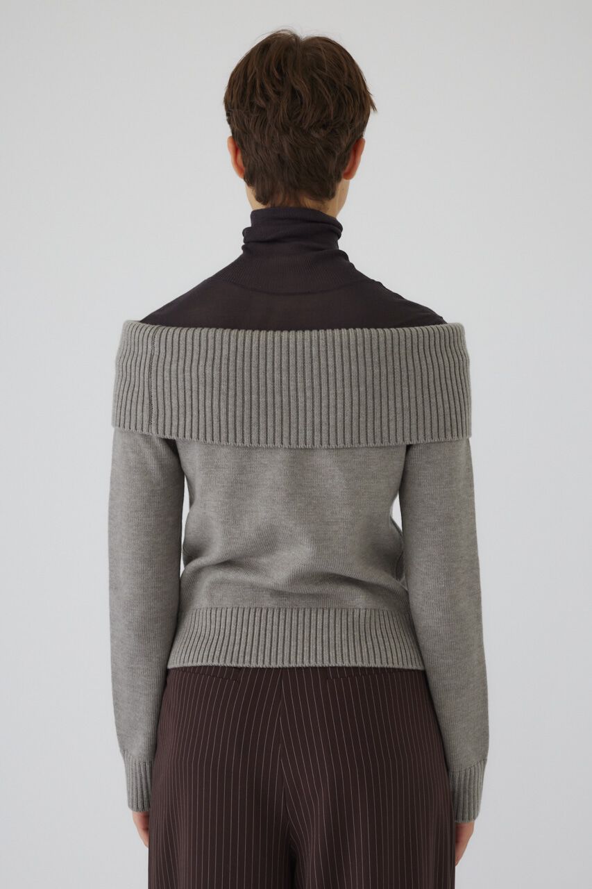 RIM.ARK 「Docking off shoulder tops」|ニット・セーター|
