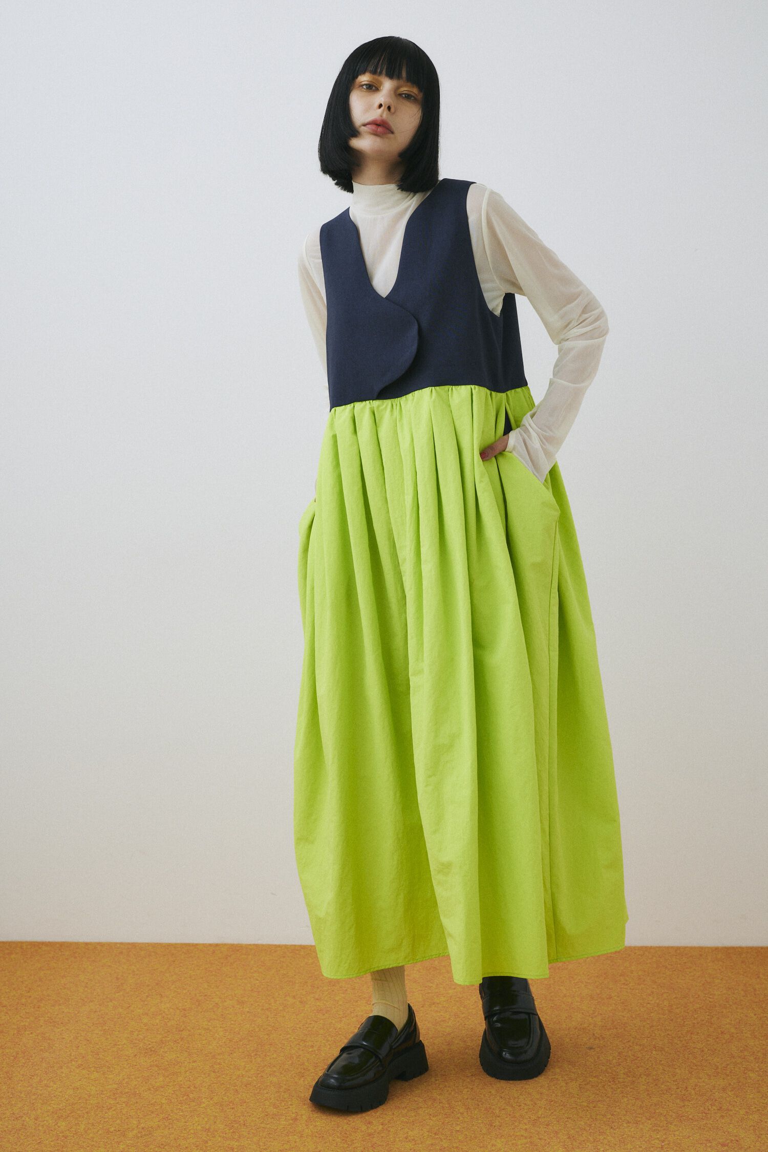 HeRIN.CYE「Docking squid dress」|ワンピース|NVY