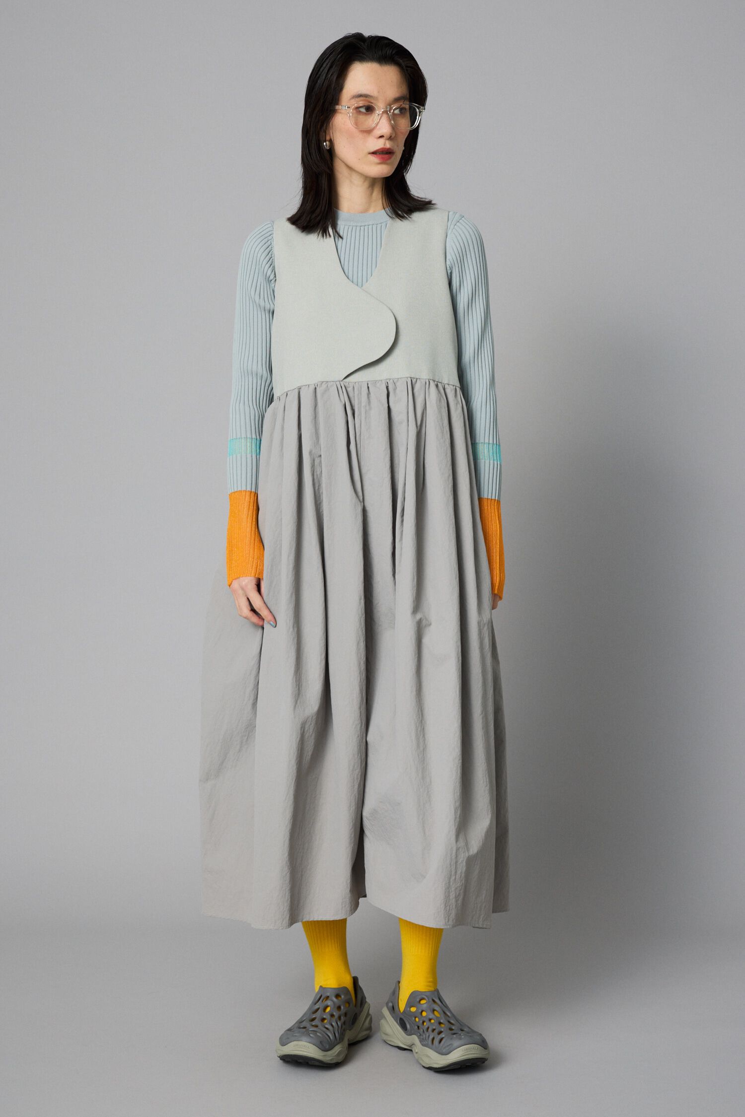 HeRIN.CYE「Docking squid dress」|ワンピース|GRY