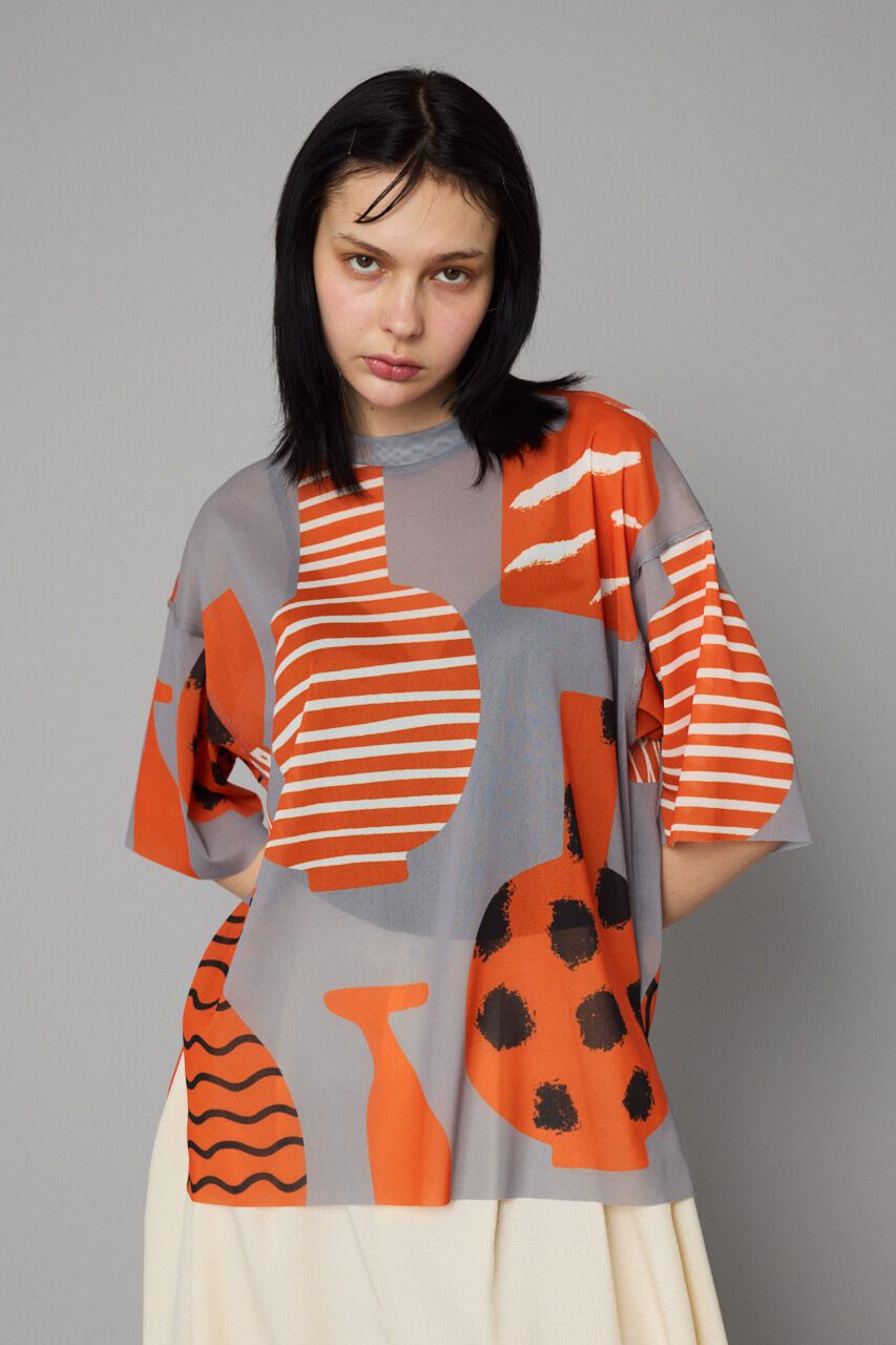 HeRIN.CYE「Flower vase tee」|Tシャツ・カットソー|GRY