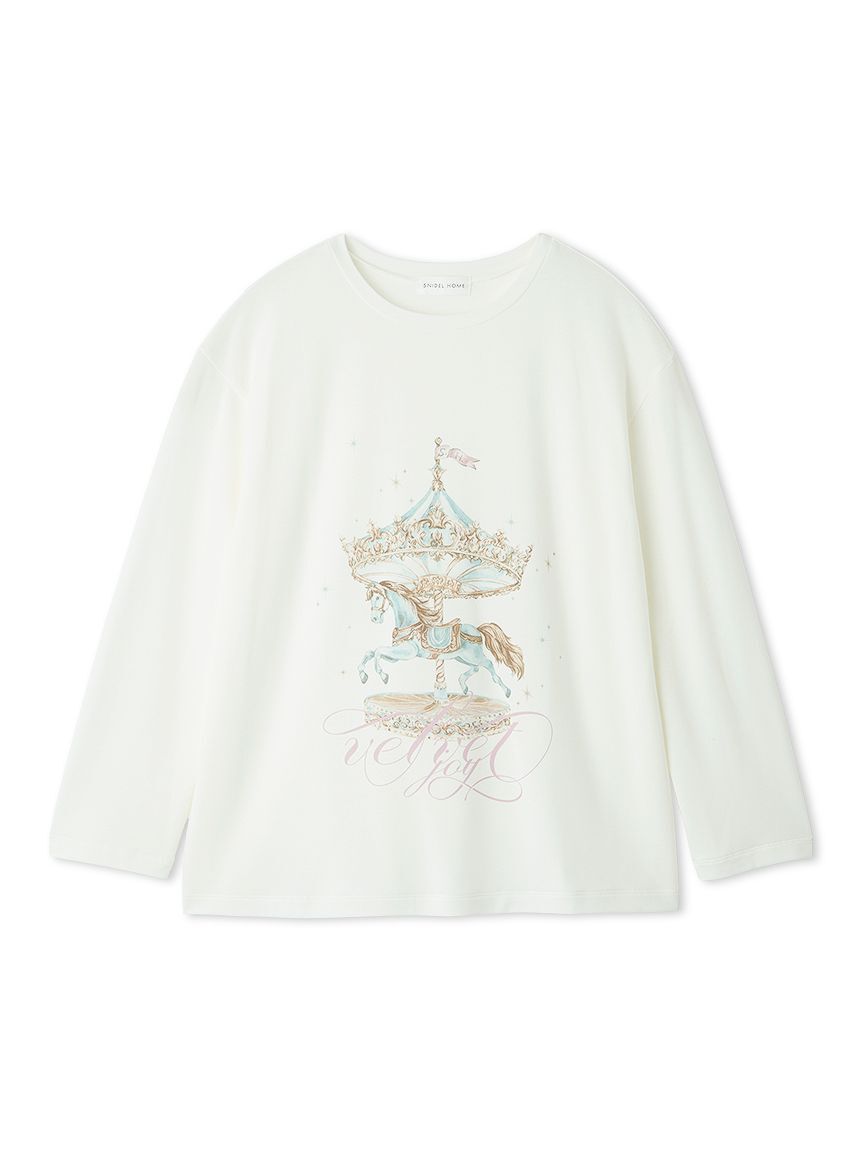 SNIDEL HOME「カルーセルインレーカットソー」|ルームウェア|