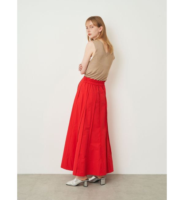 ELENDEEK「ASYME PANEL PIPING SK」|スカート|