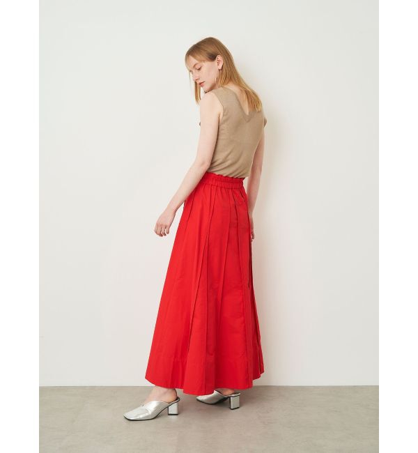 ELENDEEK「ASYME PANEL PIPING SK」|スカート|