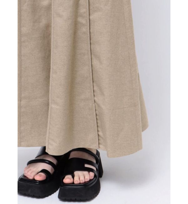 ELENDEEK「ASYME PANEL PIPING SK」|スカート|