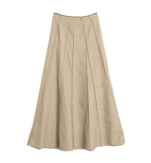 ELENDEEK「ASYME PANEL PIPING SK」|スカート|