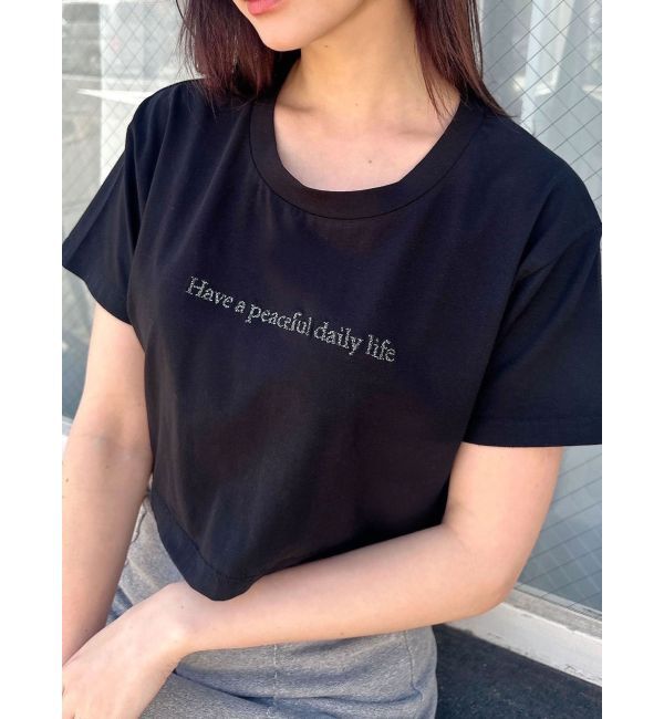 RESEXXY「ロゴ刺繍Tシャツ」|Tシャツ・カットソー|