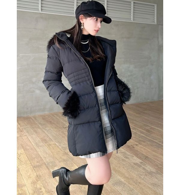 RESEXXY「【追加生産分】フード付ダウンコート」|ダウン|