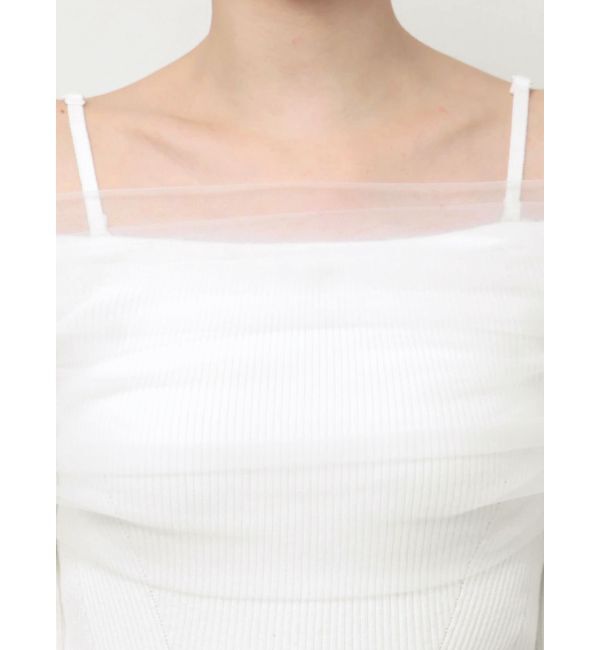 RESEXXY「バックリボンオフショルニットトップス」|ニット・セーター|