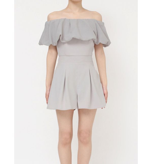 RESEXXY「バルーンオフショルショートコンビネゾン」|オールインワン|
