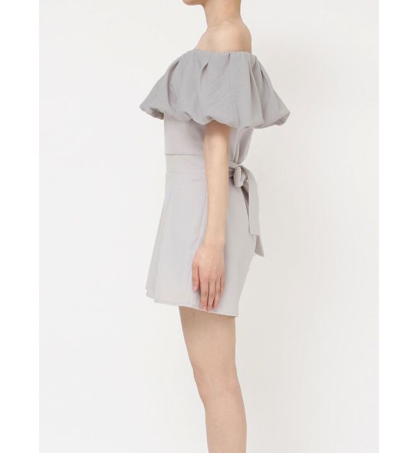 RESEXXY「バルーンオフショルショートコンビネゾン」|オールインワン|