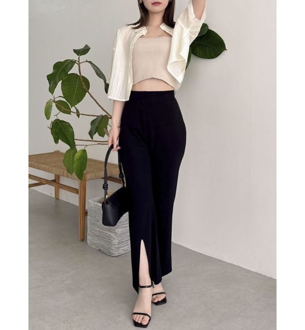 dazzlin「【WEB限定】バックオープンクロップドシャツ」|シャツ・ブラウス|