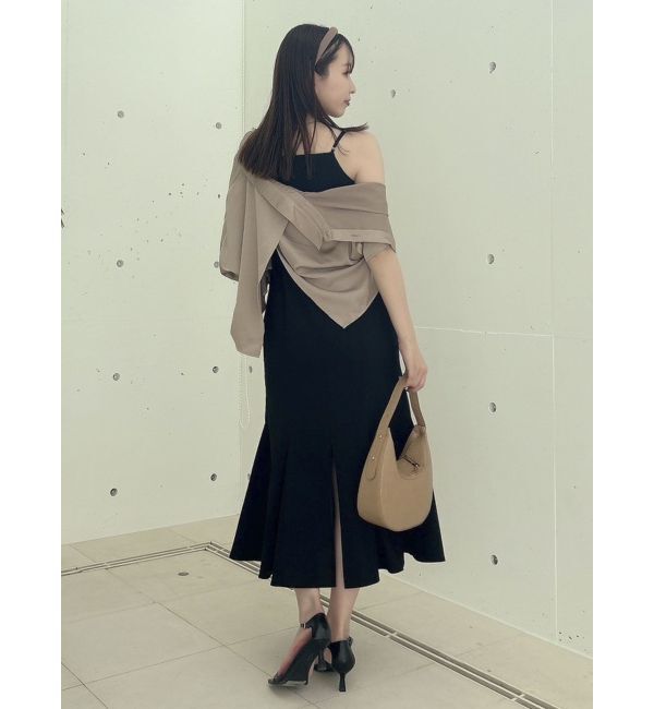 dazzlin「【WEB限定】バックオープンクロップドシャツ」|シャツ・ブラウス|