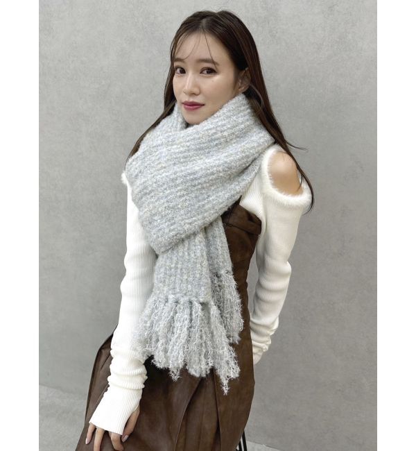 dazzlin「キャンディカラービッグマフラー」|マフラー|