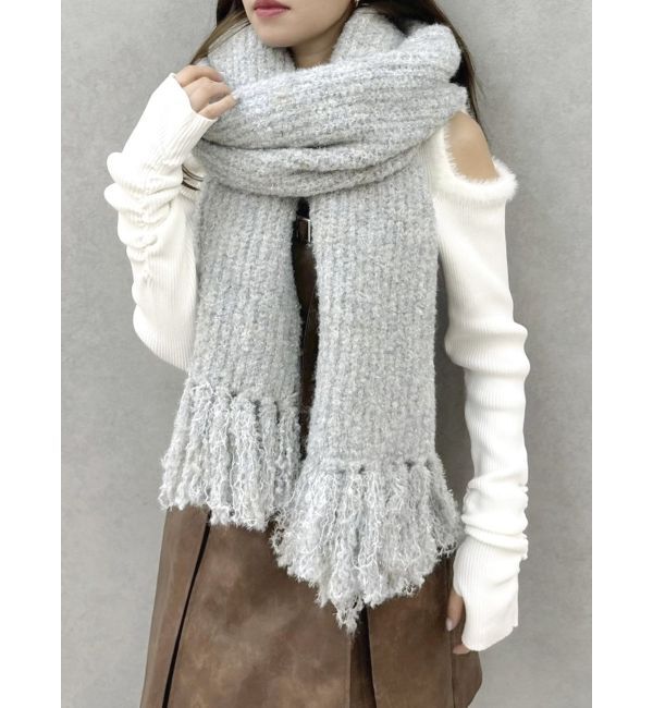 dazzlin「キャンディカラービッグマフラー」|マフラー|