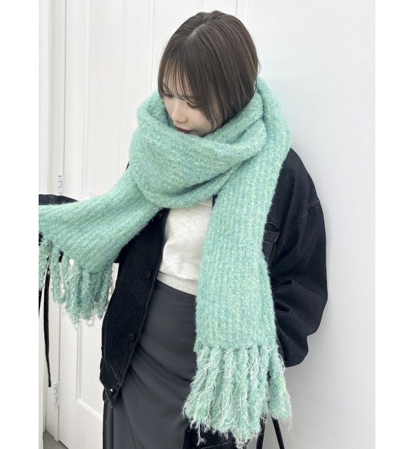 dazzlin「キャンディカラービッグマフラー」|マフラー|