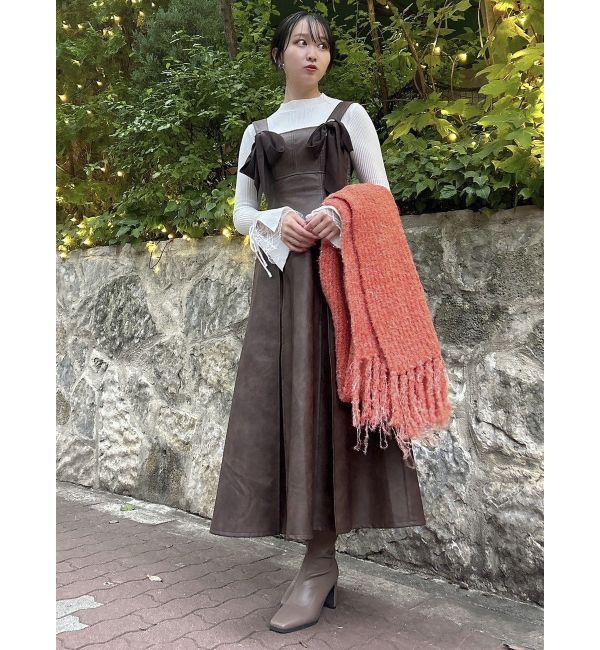 dazzlin「キャンディカラービッグマフラー」|マフラー|