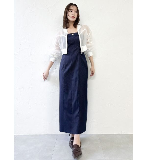 dazzlin「ドロストギャザーシアーブルゾン」|ブルゾン・スタジャン|