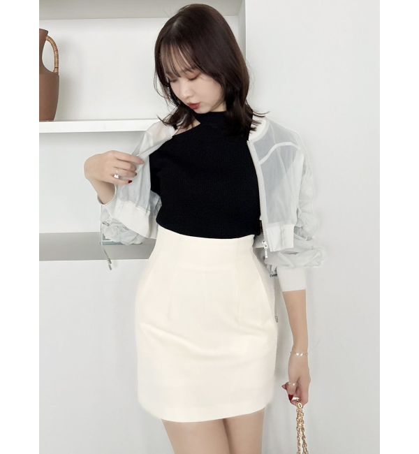 dazzlin「ドロストギャザーシアーブルゾン」|ブルゾン・スタジャン|