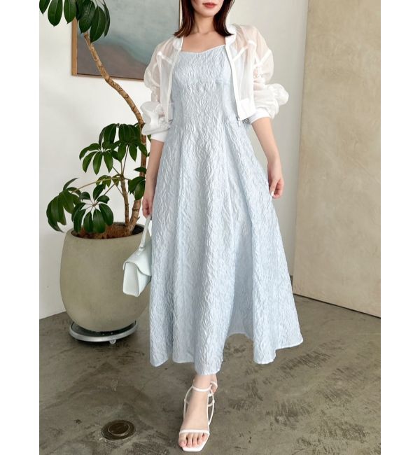 dazzlin「ドロストギャザーシアーブルゾン」|ブルゾン・スタジャン|