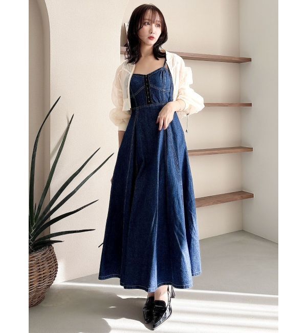 dazzlin「ドロストギャザーシアーブルゾン」|ブルゾン・スタジャン|