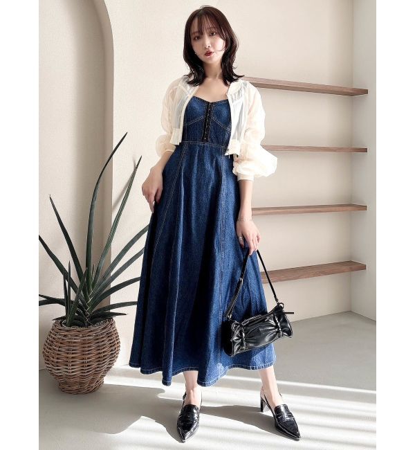 dazzlin「ドロストギャザーシアーブルゾン」|ブルゾン・スタジャン|