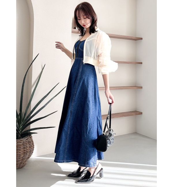 dazzlin「ドロストギャザーシアーブルゾン」|ブルゾン・スタジャン|