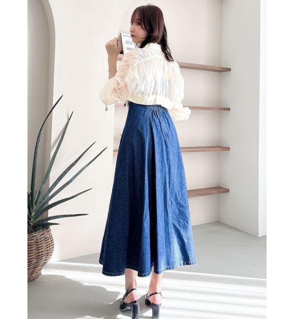 dazzlin「ドロストギャザーシアーブルゾン」|ブルゾン・スタジャン|