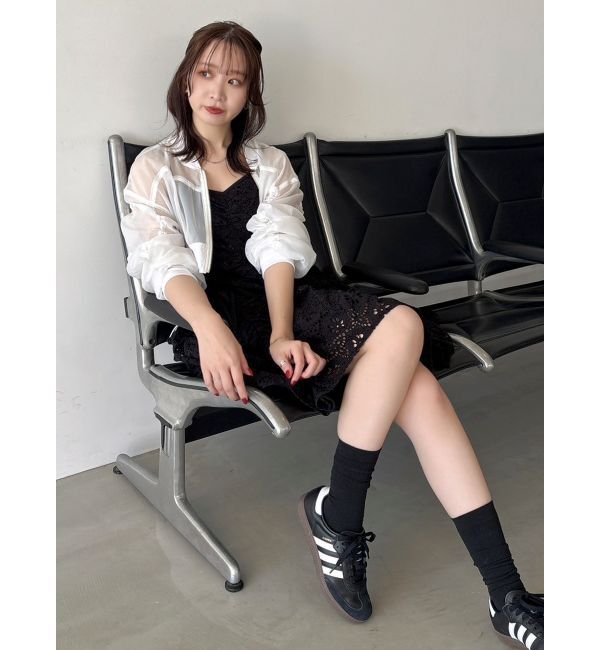 dazzlin「ドロストギャザーシアーブルゾン」|ブルゾン・スタジャン|