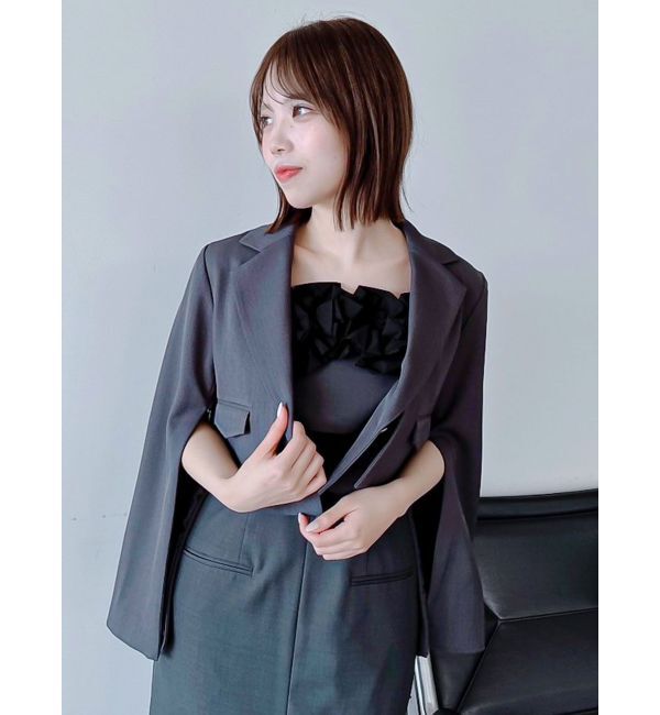 dazzlin「フリルディティールキャミワンピース」|ワンピース|