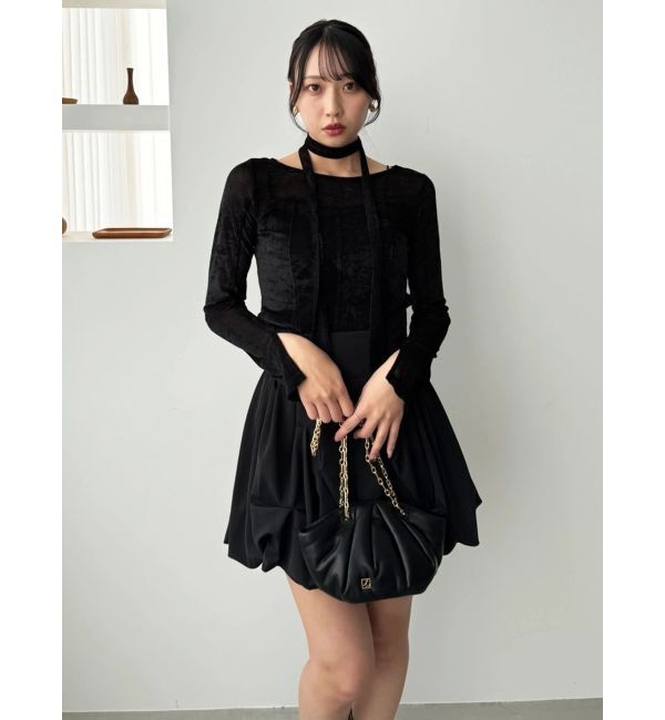 dazzlin「【再生産】バルーンミニスカート」|スカート|