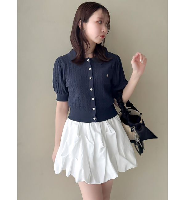 dazzlin「【再生産】バルーンミニスカート」|スカート|