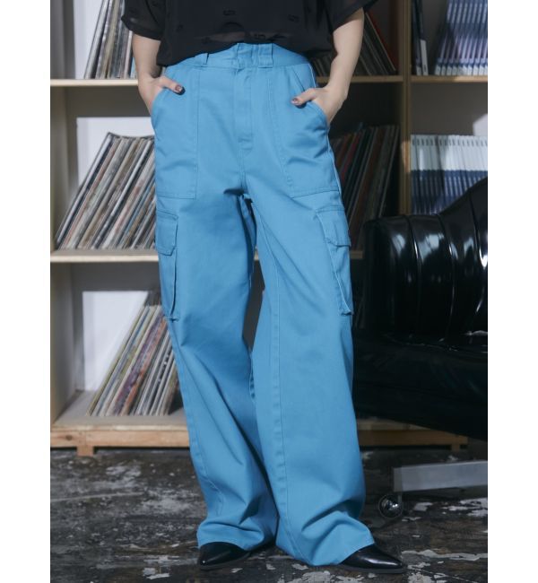EMODA「【Dickies別注】カーゴルーズパンツ」|カーゴ|ブルー