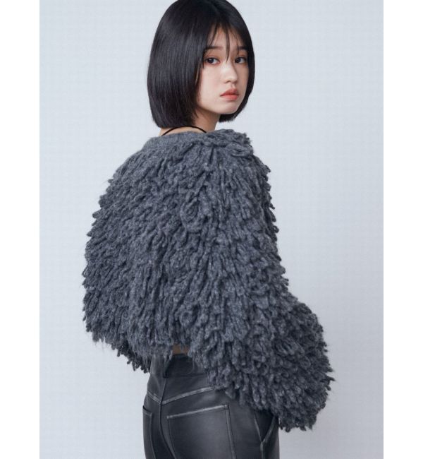 EMODA「バルキーフリンジクロップニット」|ニット・セーター|