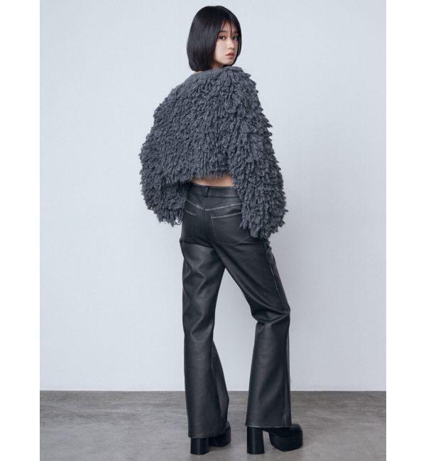 EMODA「バルキーフリンジクロップニット」|ニット・セーター|