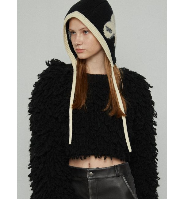 EMODA「バルキーフリンジクロップニット」|ニット・セーター|