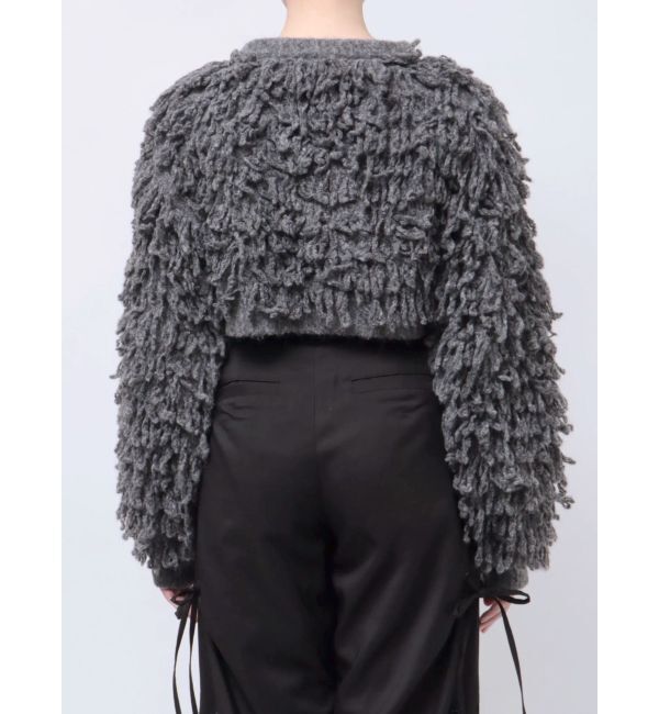 EMODA「バルキーフリンジクロップニット」|ニット・セーター|