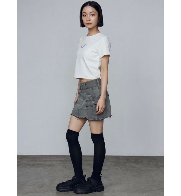 EMODA「ロゴグラデーションミニマルTシャツ」|Tシャツ・カットソー|