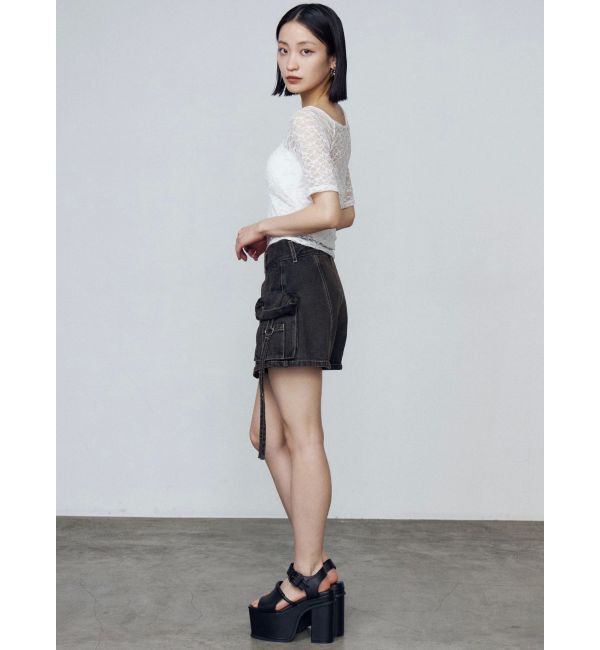 EMODA「レーススキンフィットトップ」|Tシャツ・カットソー|