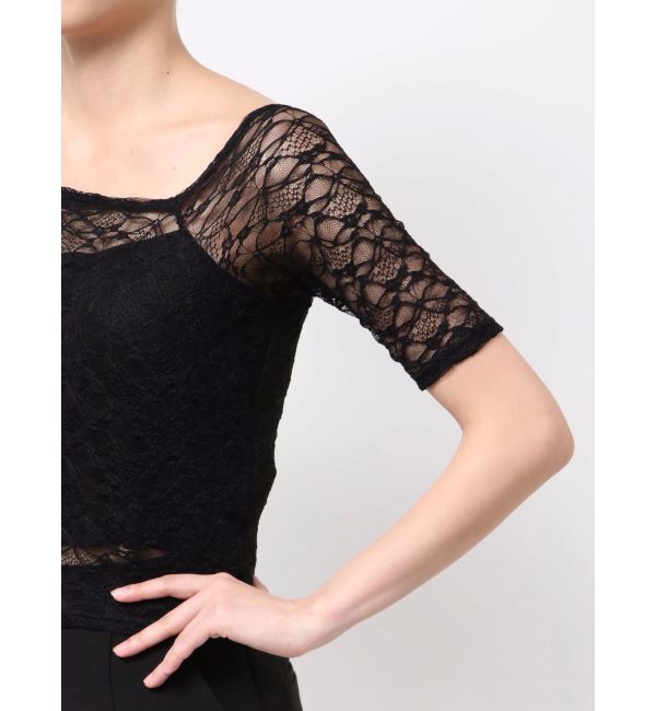 EMODA「レーススキンフィットトップ」|Tシャツ・カットソー|