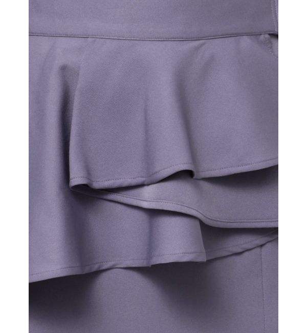 MERCURYDUO「ペプラムベルテットスリットスカート」|スカート|