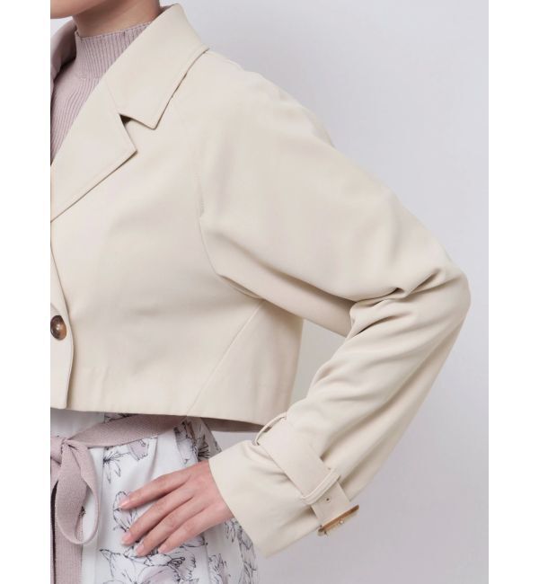 MERCURYDUO「ショートトレンチ」|トレンチコート|