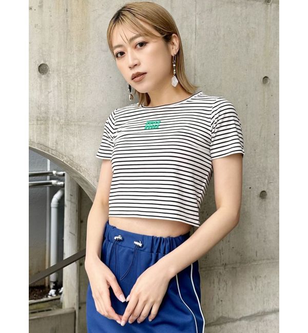 MURUA「ロゴクロップトTシャツ」|Tシャツ・カットソー|