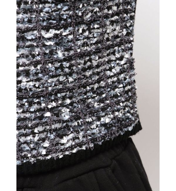 MURUA「ボレロライクストリングツイードニット」|ニット・セーター|