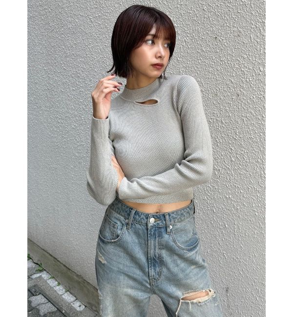 MURUA「クロスリブニット」|ニット・セーター|