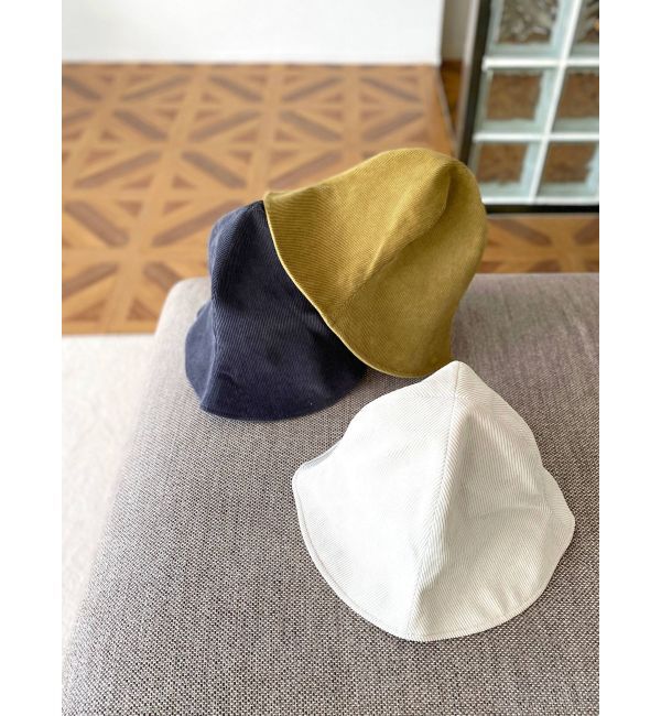 Ungrid「カラーコーデュロイバケットハット」|ハット|