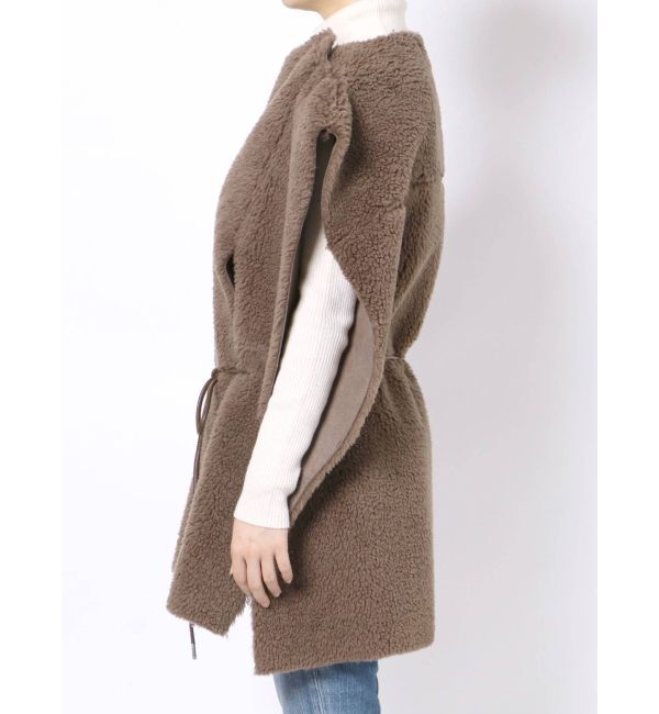 Ungrid「ボアノースリポンチョ」|ポンチョ・ケープ|