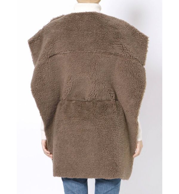 Ungrid「ボアノースリポンチョ」|ポンチョ・ケープ|